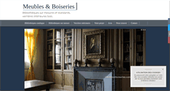 Desktop Screenshot of meublesetboiseries.com